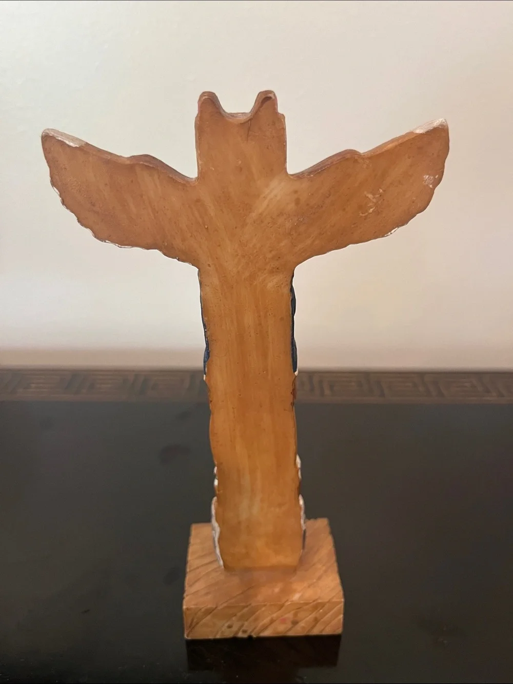 Alaska Souvenir Totem Pole Multicolor Carved Resin Home Accent, 6” high